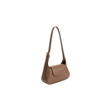 Brown handbag on a white background