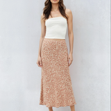 Floral Printed Midi Skirt