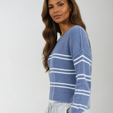 Stripe Crew Neck Sweater