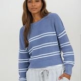 Stripe Crew Neck Sweater