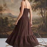 Esti Embroidered Maxi Dress