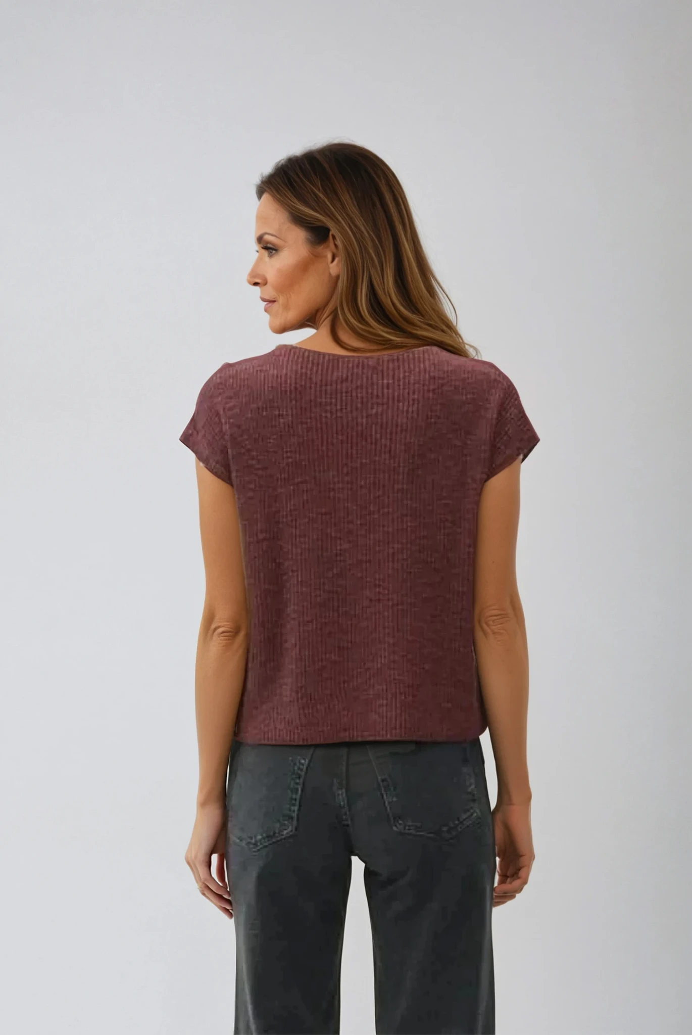 Cap Sleeve Knit Sweater