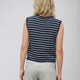 Striped Knit Sweater Tank