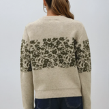 Floral Accent Soft Sweater