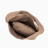 Johanna Suede Shoulder Bag Clay