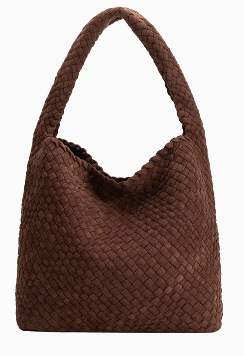 Johanna Suede Shoulder Bag Tobacco