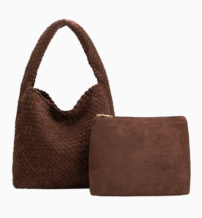 Johanna Suede Shoulder Bag Tobacco