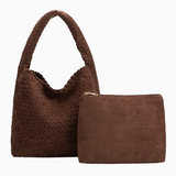 Johanna Suede Shoulder Bag Tobacco