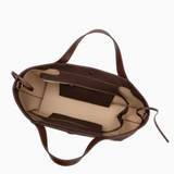 Jill Suede Tote Bag Chocolate