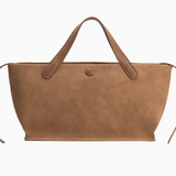 Jill Suede Tote Bag Tan