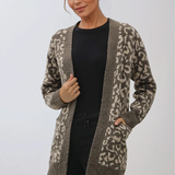Leopard Print Cardigan