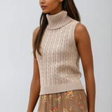 Chunky Cable Sweater Vest