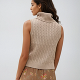 Chunky Cable Sweater Vest