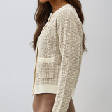 Tweed Knit Cardigan
