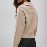 Zip Up Sweater Jacket