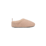 Beige slipper on a white background