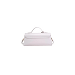 White handbag on a white background
