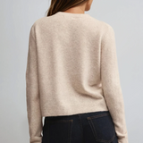 The Medina Cardigan Light Oatmeal Heather