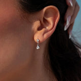 Silver Grace earrings by ALCO, elegant jewelry accessories featuring sleek silver design and stylish dangle details.