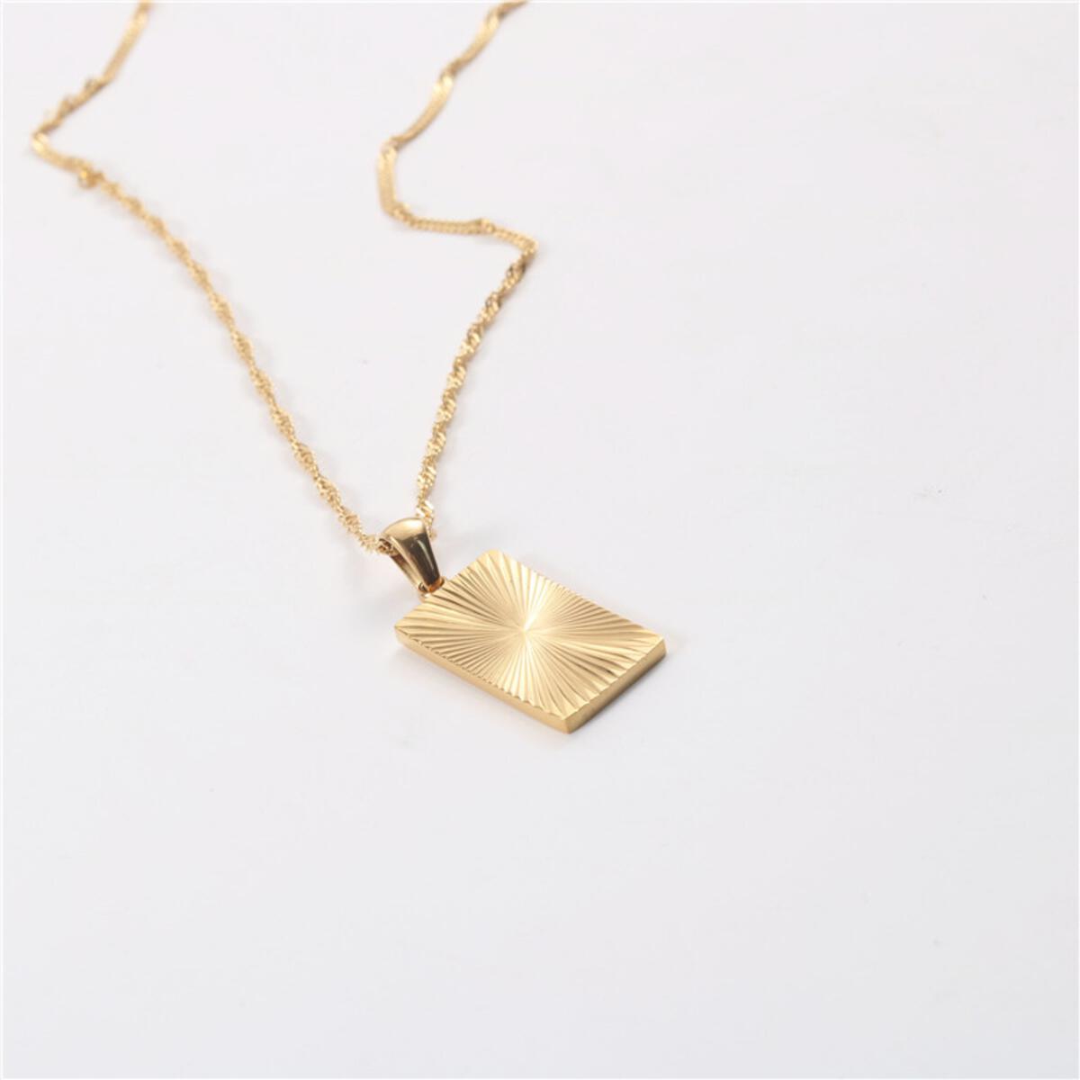 Gold 30A Necklace from ALCO jewelry collection, featuring a sleek and stylish accessory for everyday wear.