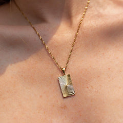 Gold 30A Necklace from ALCO, stylish jewelry accessory featuring a sleek gold chain and elegant design.