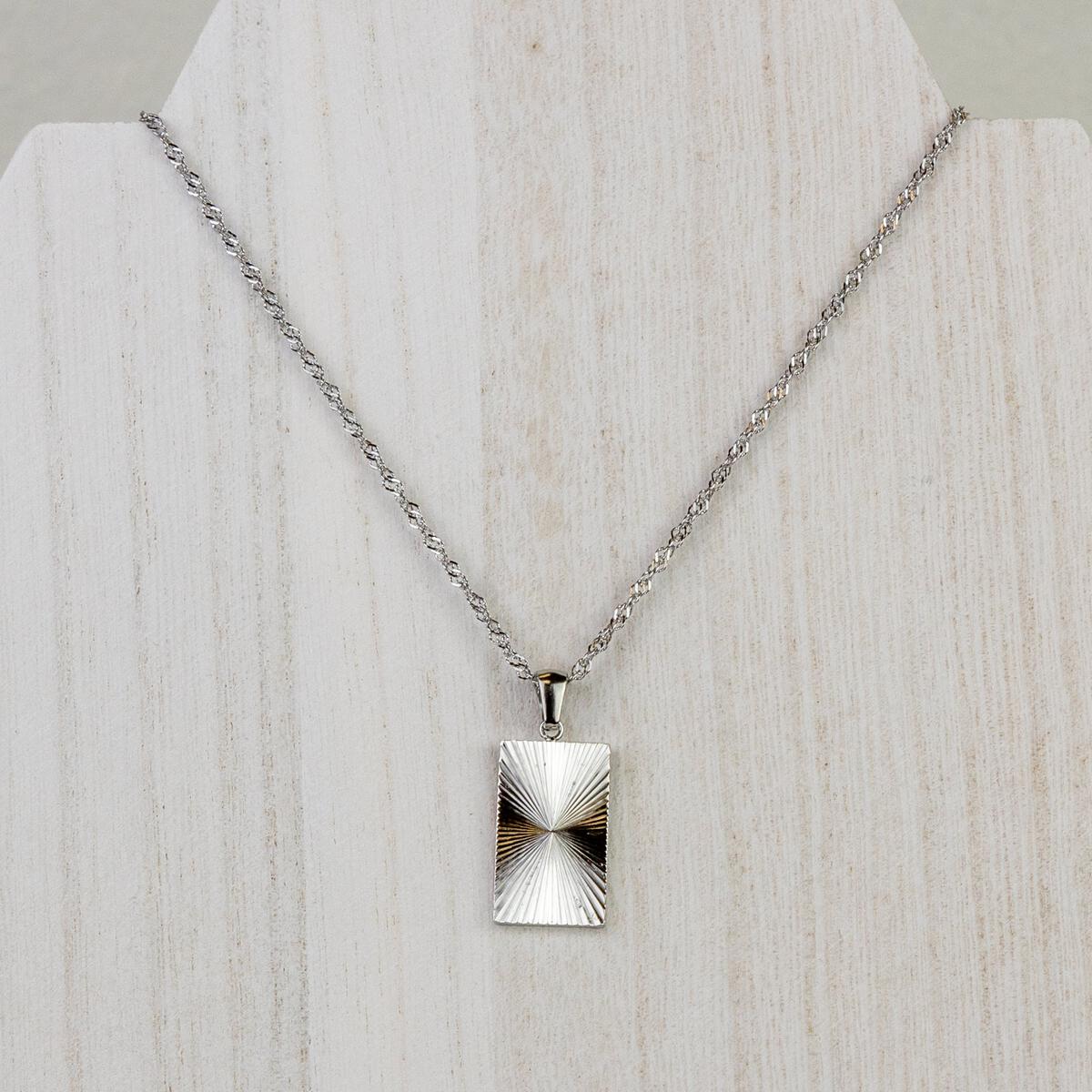 Silver 30A Necklace by ALCO, stylish jewelry accessory with a sleek design, perfect for adding elegance to any outfit.