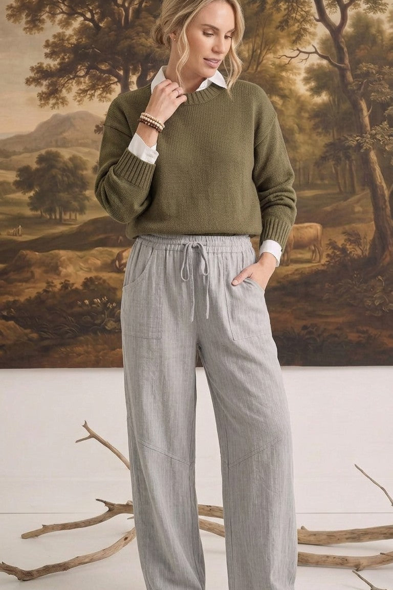 The Rita Relaxed Striped Pants