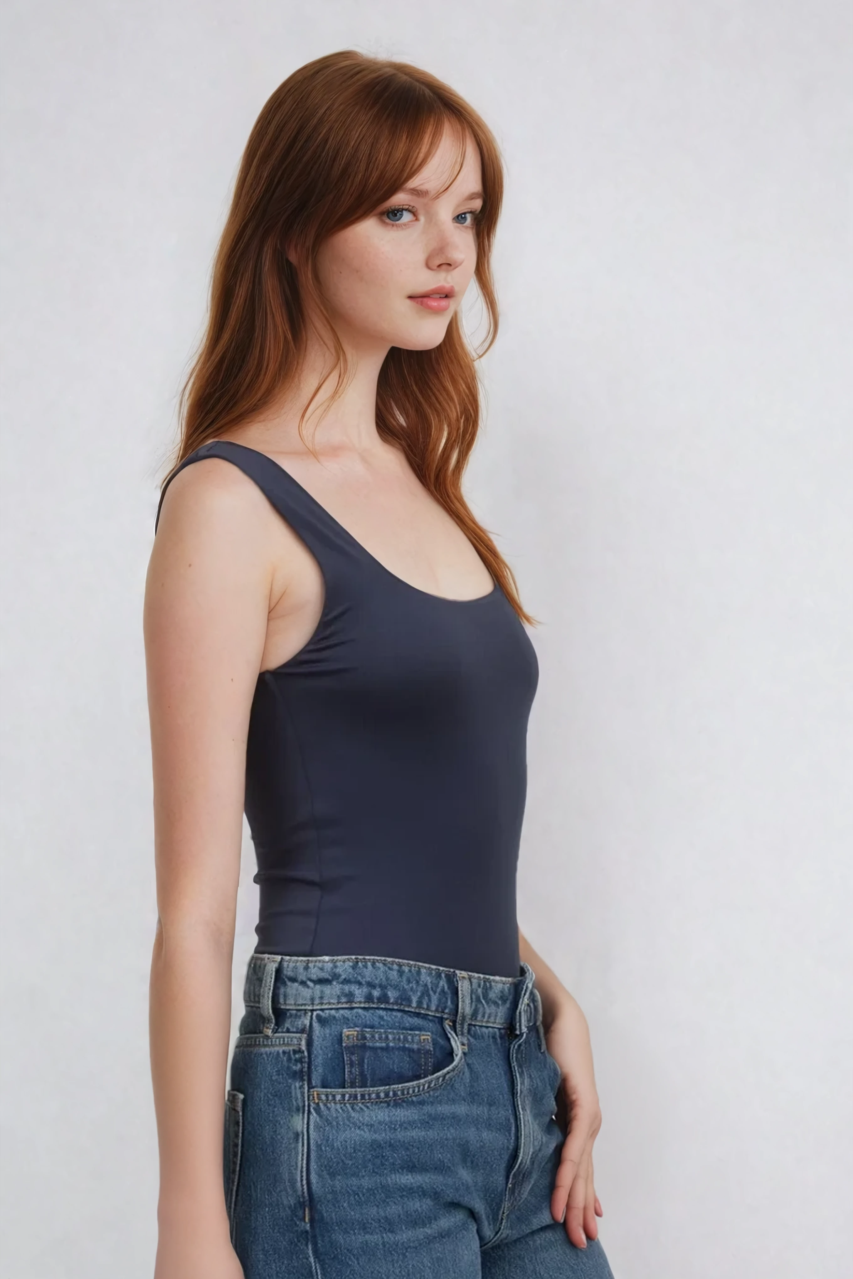 Reversible Square Neck Bodysuit