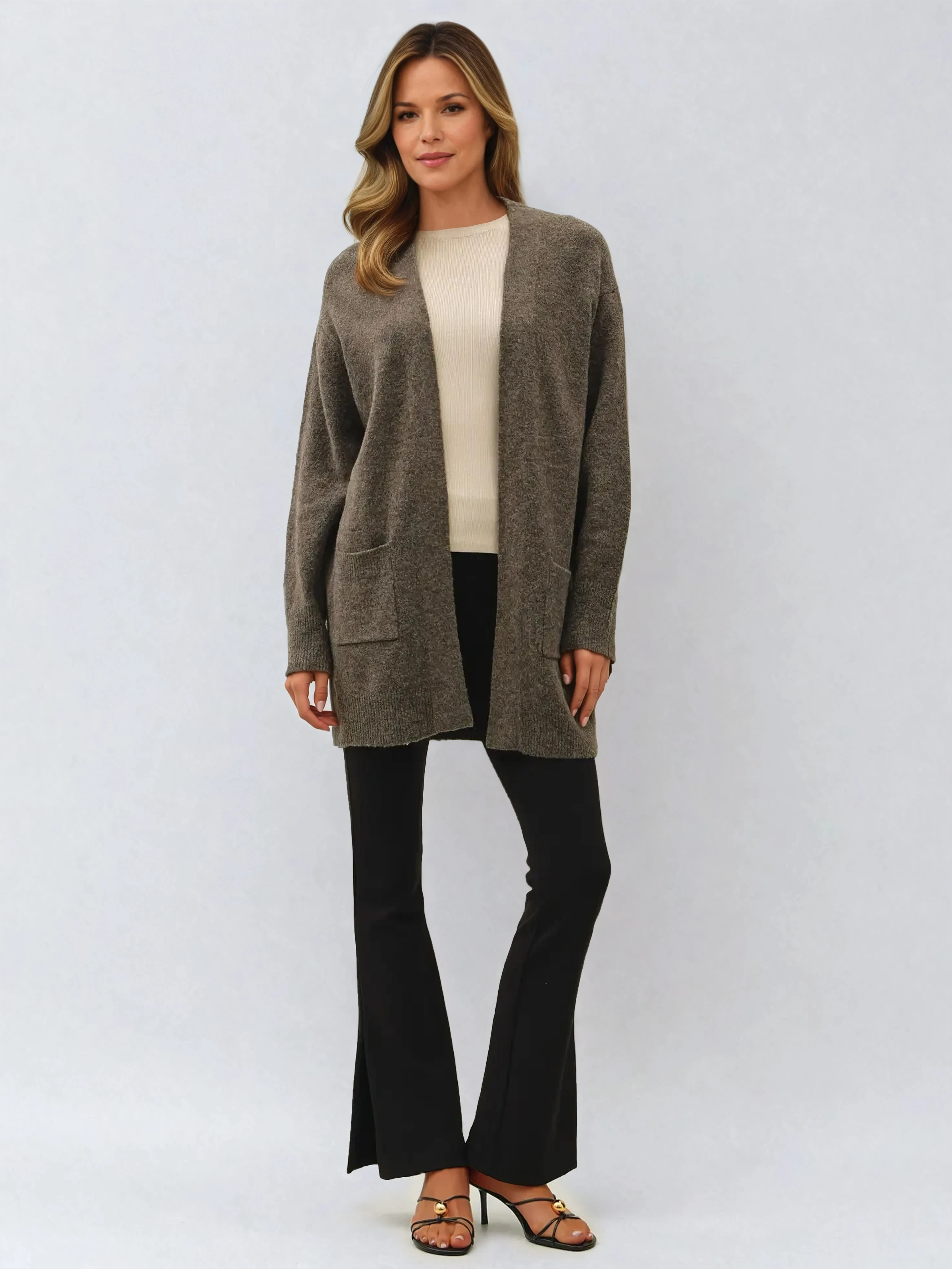 Long Sleeve Open Cardigan