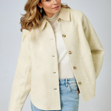 Button Down Shirt Jacket