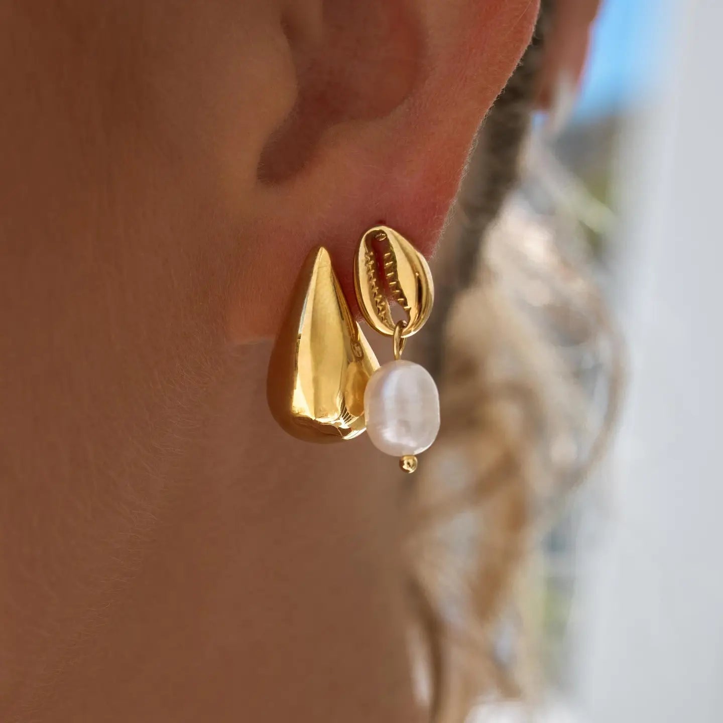 Cabo Earrings Gold