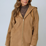 Hoodie Zip Up Coat