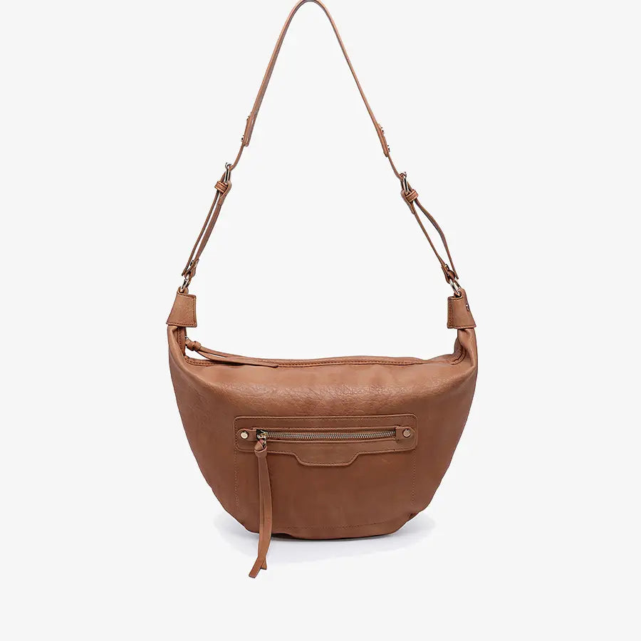Leigh Distressed Hobo Bag