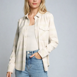 The Cassian Shirt Cream Multi Plaid