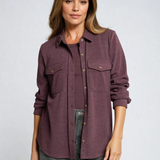 The Cassian Shirt Wine Heather