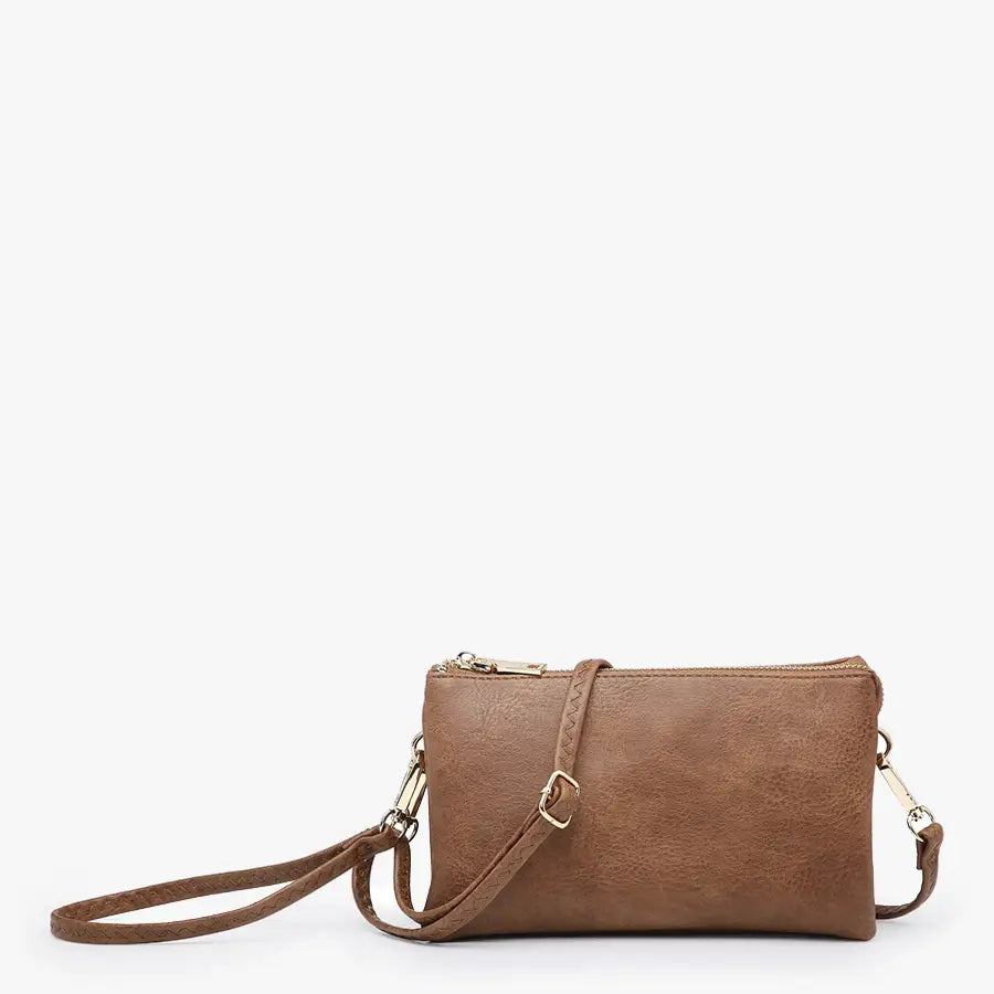 Riley Crossbody/Wristlet Bag Chestnut