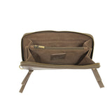 Chloe Zip Around Wristlet Mushroom