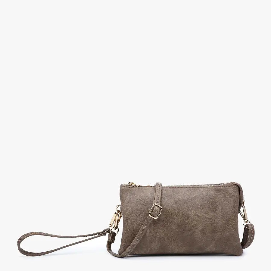 Riley Crossbody/Wristlet Bag Chocolate