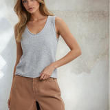 Knit Scoop Neck Tank