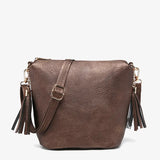Dylan Tassel Crossbody Cocoa Pearl