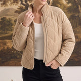 Corduroy Quilted Jacket