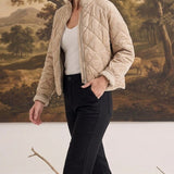 Corduroy Quilted Jacket