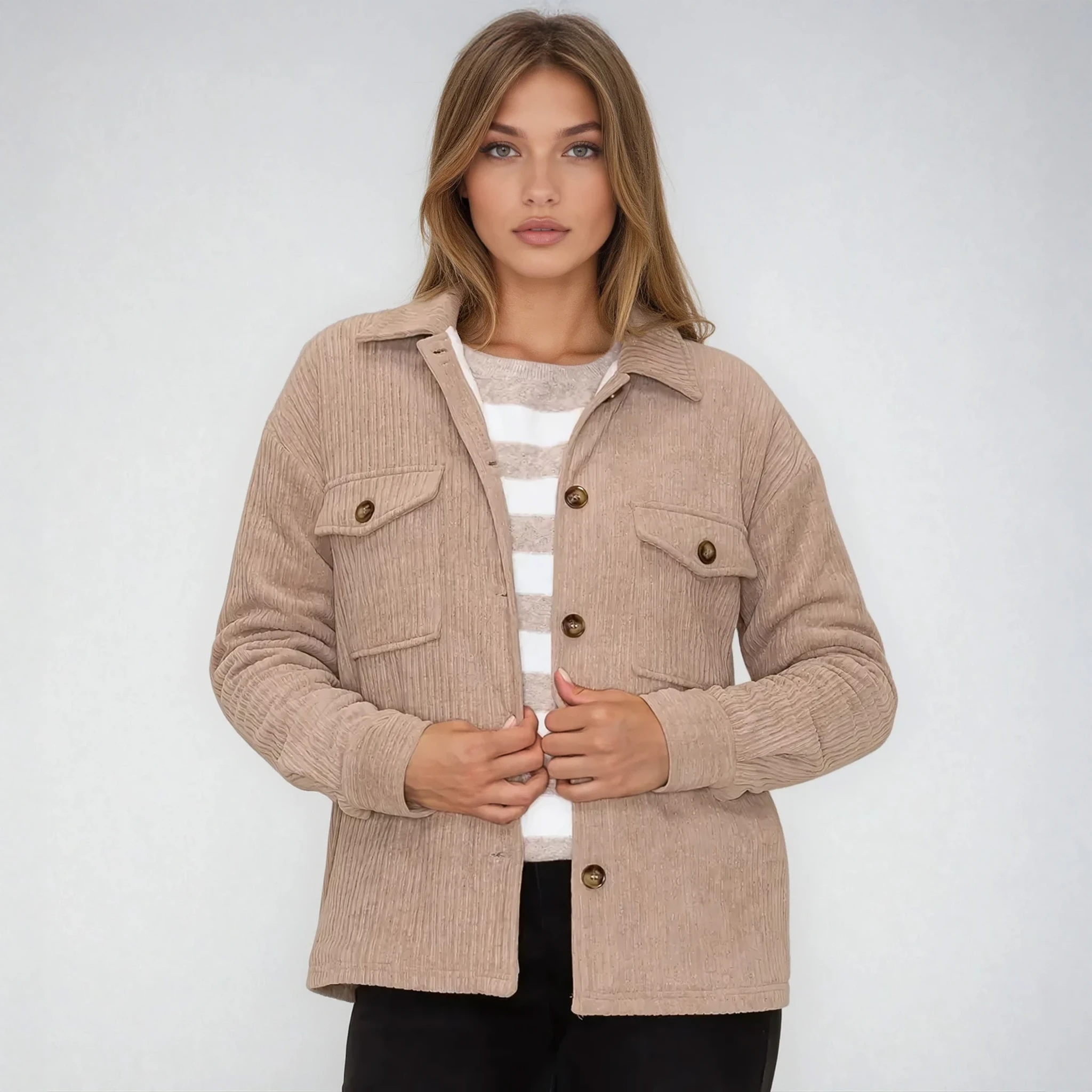 Corduroy Sherpa Jacket