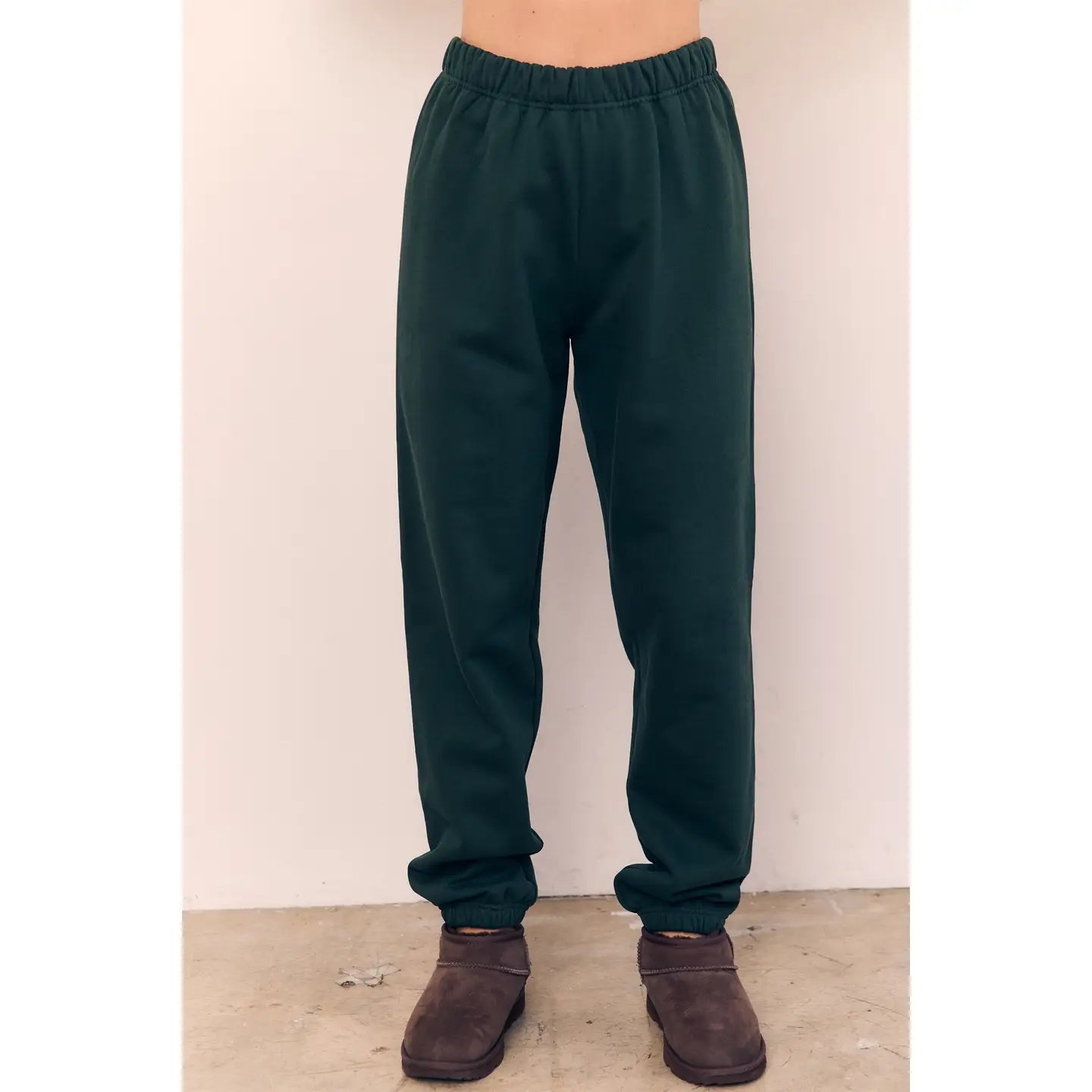 The Relaxed Joggers Deep Green