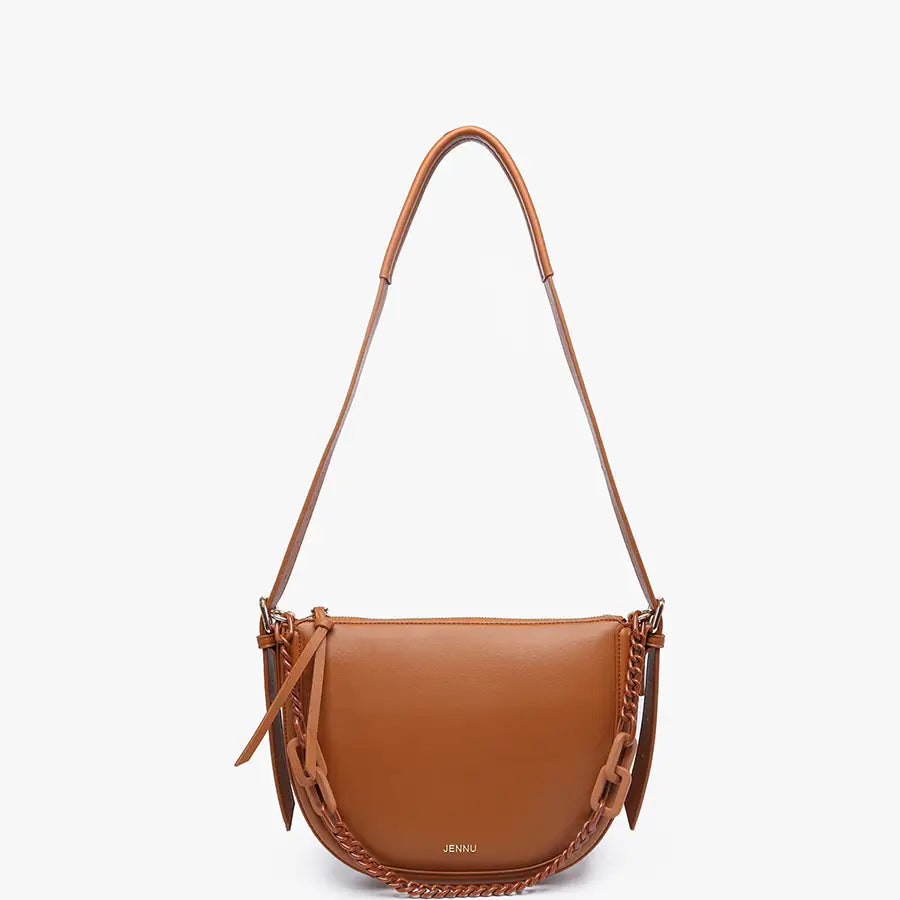 Delhi Chain Saddle Bag Brown