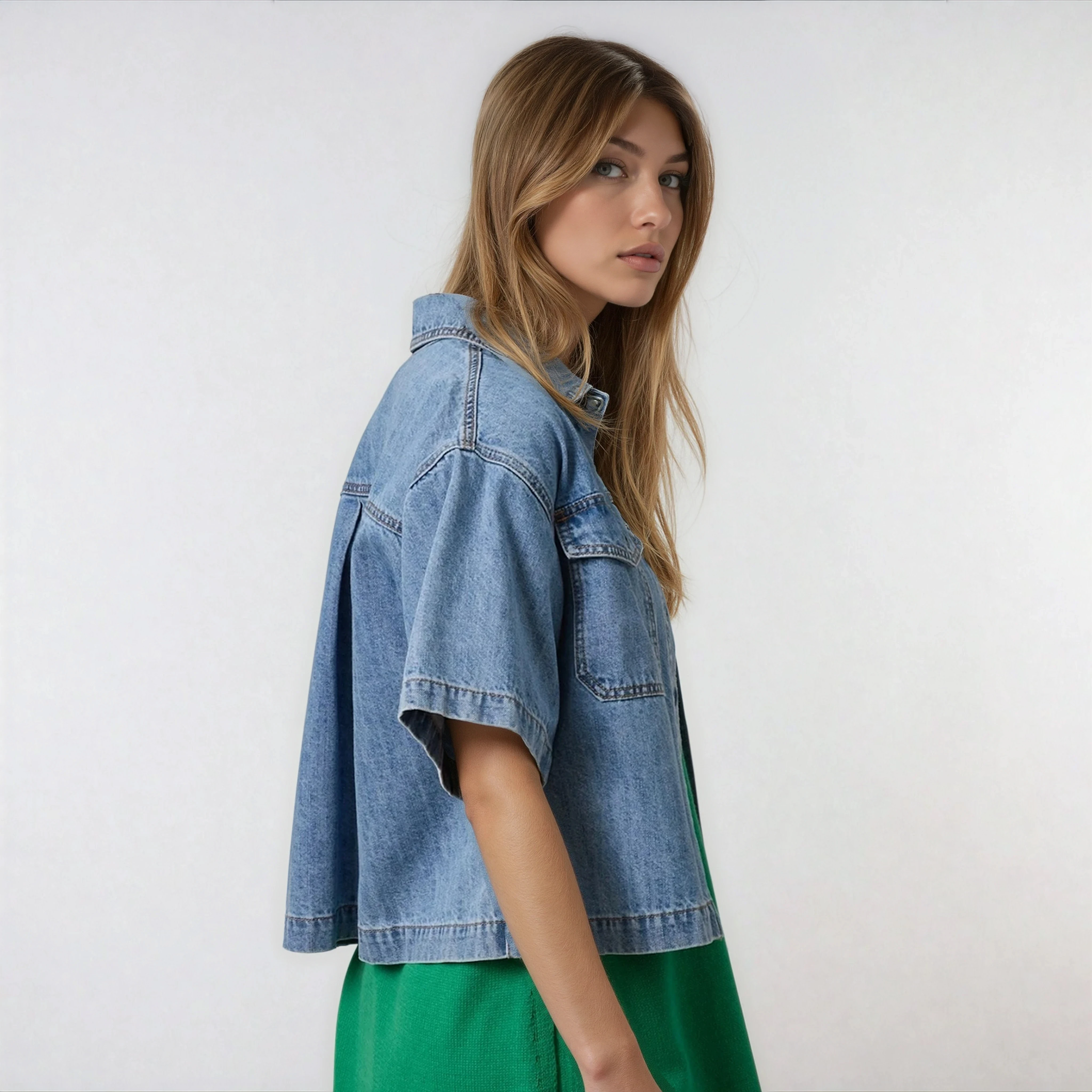 The Clara Denim Shirt