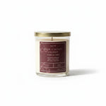 Graced Door County Cherry soy candle in a glass jar, natural fragrance with cherry design, perfect for home decor and ambiance.