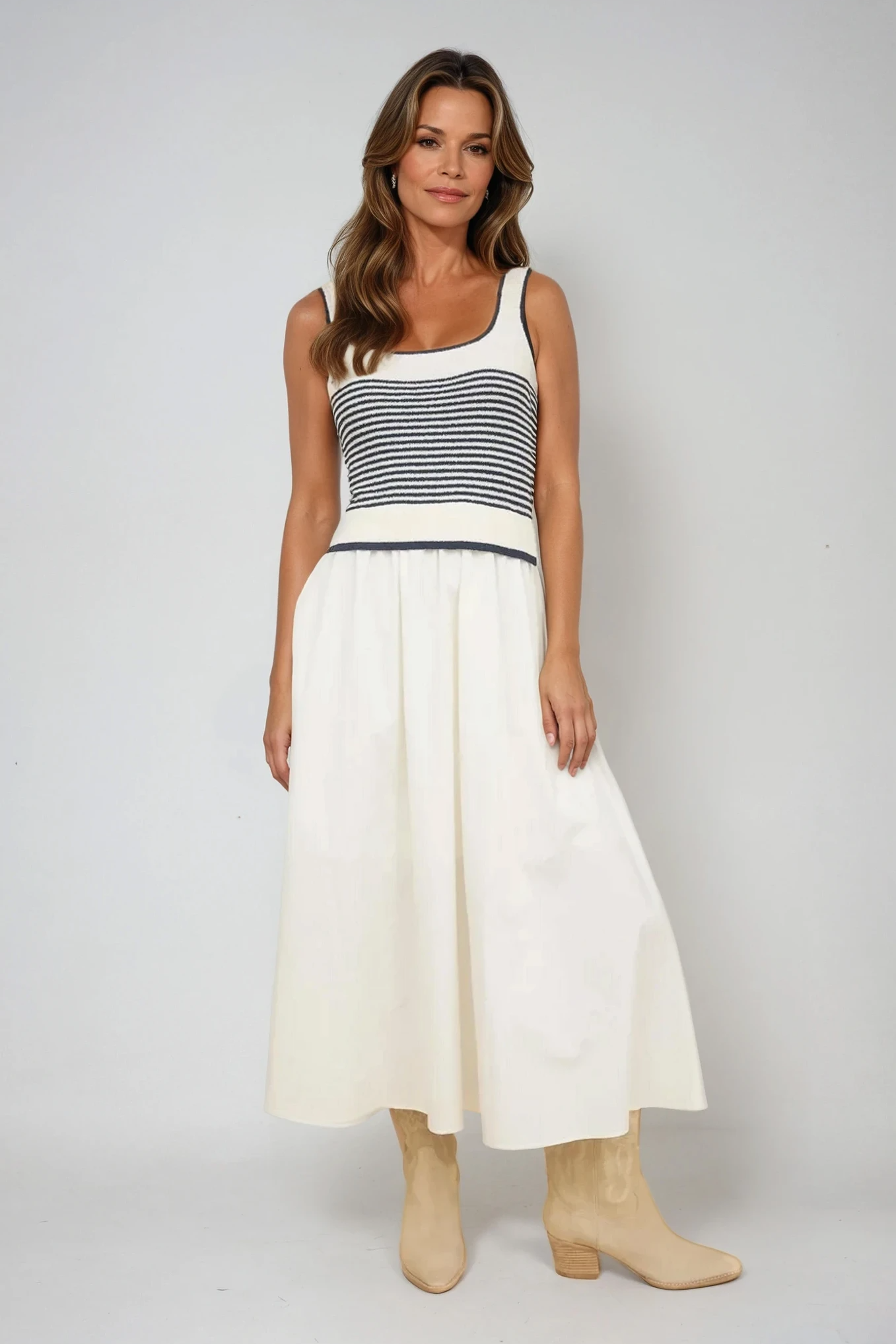 Sleeveless Midi Dress