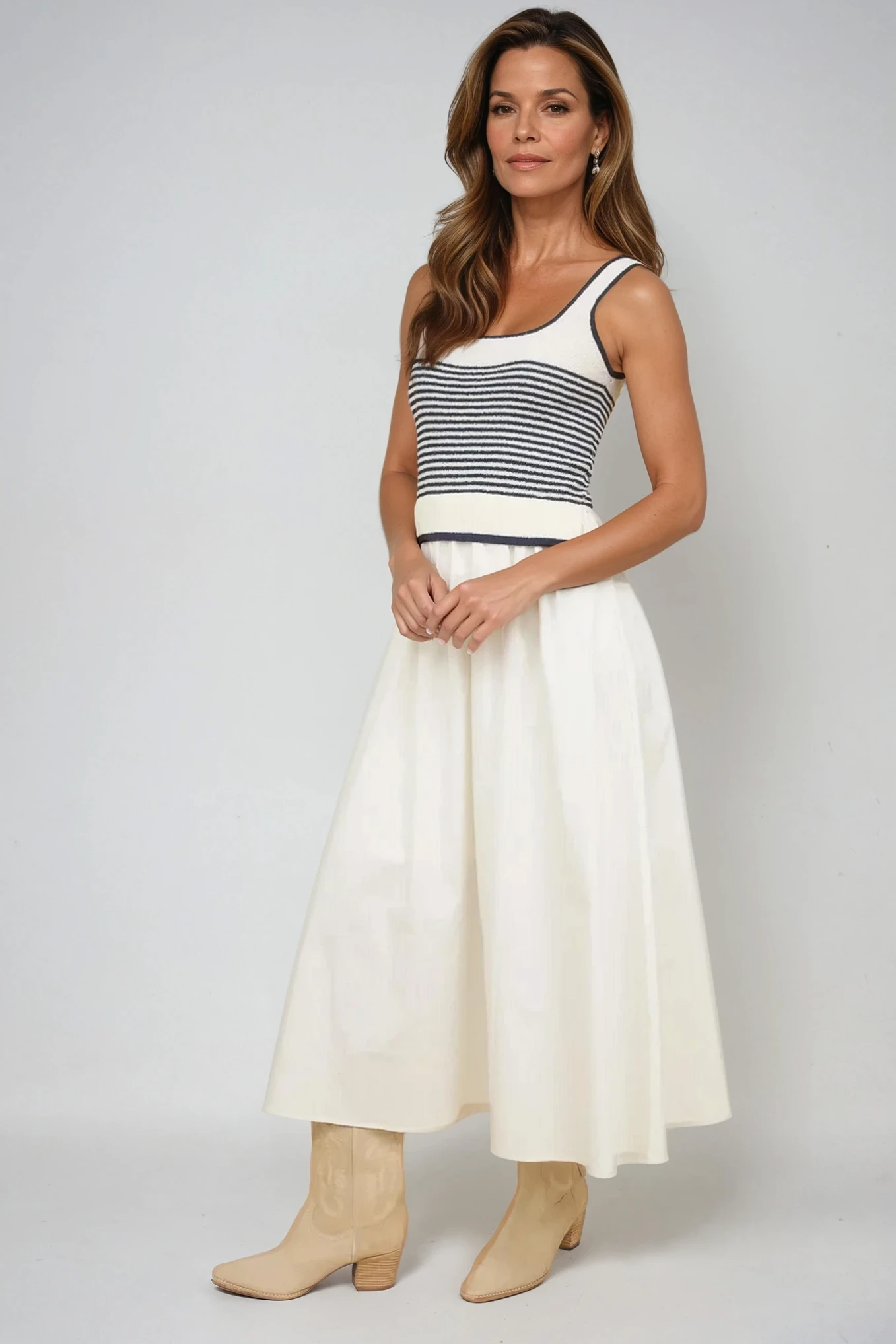 Sleeveless Midi Dress