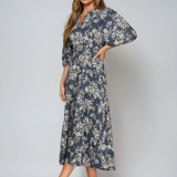Printed Midi Dress